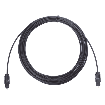 Cable Óptico Toslink / Fibra Óptica 5.0 mm / 4.6 m (15.1 ft) / Conectores Dorados / Audio Digital 5.1 Canales