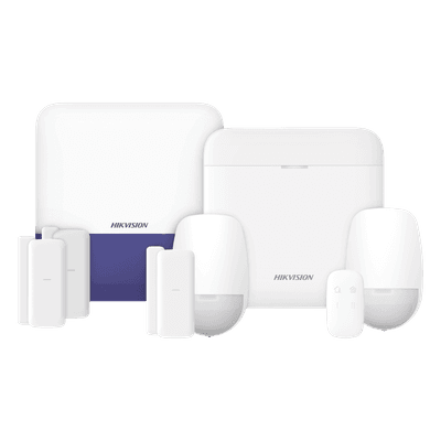 Kit de Alarma Inalámbrica / 48 Zonas / GSM 3G/4G Dual SIM / Wi-Fi 2.4 GHz / Sirena Exterior / Batería 35 h