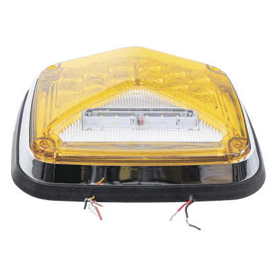 Luz de Advertencia LED / 8 x 6" / 11 Patrones de Destello / IP67 / 12-30 VCC / ECE R65 / SAE J845
