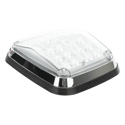 Luz de Advertencia LED / 24 LEDs / 11 Patrones de Destello / IP67 / 12-30 VCC / 9.5 W / SAE J845