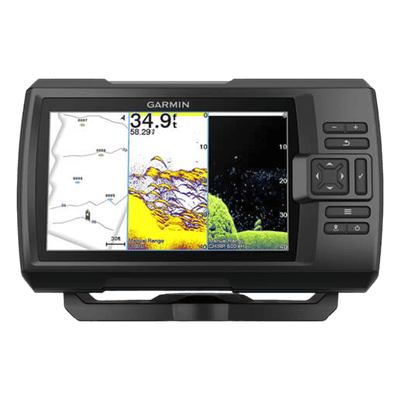Sonda GPS con Pantalla / WVGA 7" / Sonar Tradicional y ClearVü / Frecuencias 50-800 kHz / Potencia 500 W / GPS WAAS / Wi-Fi / IPX7