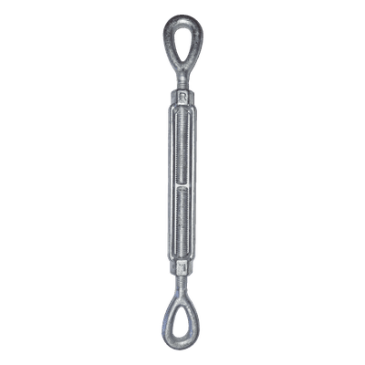 Tensor Ojo-Ojo / Acero Forjado Galvanizado / Carga 2200 lbs / Carrera 6 in (152.4 mm) / Inmersión en Caliente