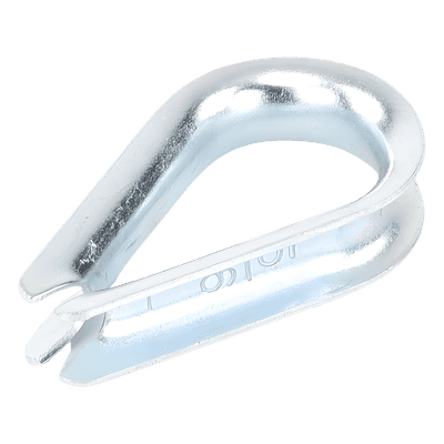 Tensor de acero forjado / Rosca 3/8" x 6" / Gancho-argolla / Carga 320 kg / Galvanizado por inmersión