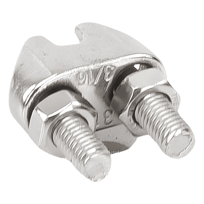 Tensor de acero forjado / Gancho-argolla / 3/8" x 6" / 320 kg / 6 pies (1.83 m) de rosca