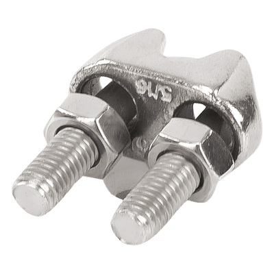 Tensor de acero forjado / Gancho-argolla / Rosca 3/8" x 6" (152 mm) / Carga 320 kg / Cumple norma FF-T-791B