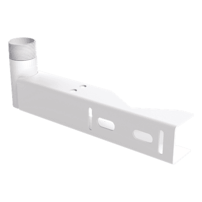 Herraje para Lámpara de Obstrucción / Acero Galvanizado / Pintura Electrolítica Blanca / Fijación 7/8' a 1-1/4' / Compatible STZ30 STZ35 STZ45