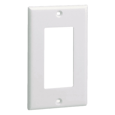Placa Frontal GFCI / ABS / 114 mm (4.49 in) / 69.8 mm (2.75 in) / Blanco