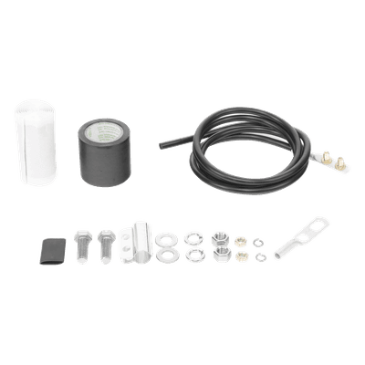Kit de Aterrizaje para Cable Coaxial / 1/2" / AWG 6 / Resistente a Intemperie / Normas Internacionales de Seguridad
