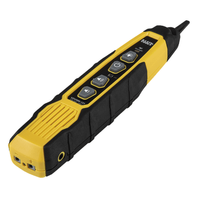 Sonda para trazado de cables / Punta conductora reemplazable / LED integrado / Conector 3.5 mm / Bloque de terminales / Apagado automático