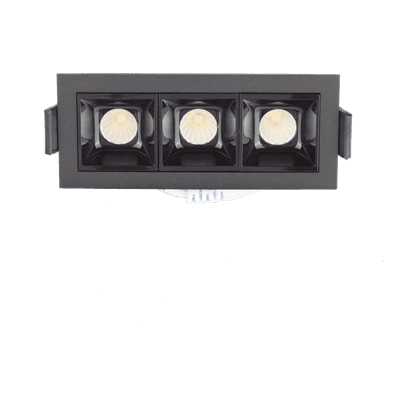 Reflector Empotrable LED / 6 W / 420 lúmenes / 6000 K Luz Fría / Haz 45° / IP20 / 50000 hrs