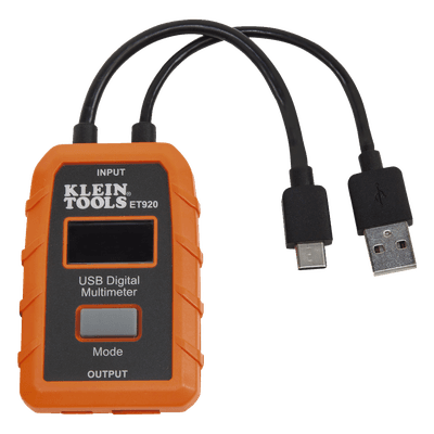 Multímetro Digital USB / Voltaje 3-20 V DC / Corriente hasta 5 A / Registro 1000 Horas / USB-A y USB-C / Resistente a Caídas 2 m (6.6 ft)