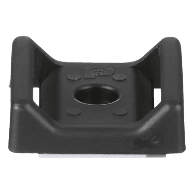 Sujetador para Cable con Adhesivo / 28.5 x 28.5 mm (1.12 x 1.12 in) / Nylon 6.6 / Interior / Paquete 100 pz