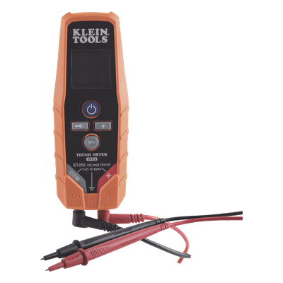 Probador de Continuidad/Voltaje / CAT IV 600 V / IP53 / Caída 3 m (9,8 ft) / LCD Retroiluminada
