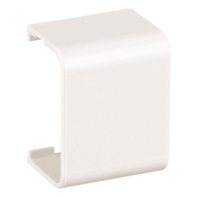 Unión Recta para Canaleta / ABS Blanco Mate / UL94V-0 FT4 / 0 a 50°C / 180° / Sin Herramientas