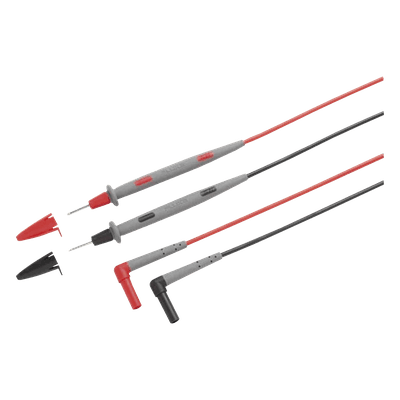 Puntas de Prueba para Multímetro / CAT IV 600 V / CAT III / Aislamiento de Silicona / Conector Banana 4 mm / WearGuard
