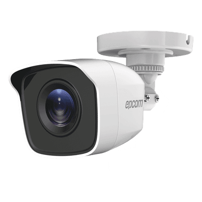 Bala TURBOHD 5 Megapíxel / Lente 2.8mm (85° de Visión) / Exterior IP66 / IR EXIR 20 mts / TVI-AHD-CVI-CVBS / Metal