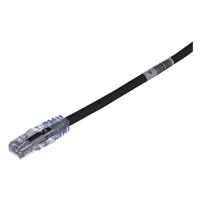 Cable de Parcheo UTP Cat6 / 24 AWG / CM / 3.05 m (10 Pies) / Color Negro