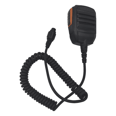 Micrófono de Mano PTT / Conector 8 Pines Redondo / IP54 / Resistencia 40 kg / Kevlar Reforzado / Compatible Hytera MD760/780/786