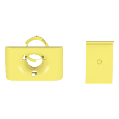 Accesorio de Salida a Tubo / 1.5 in (38 mm) / Canaletas 4x4, 6x4, 12x4 / Color Amarillo / PC/ABS / Telcordia GR-63-CORE