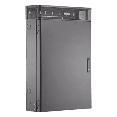 Gabinete de Montaje en Pared / 6 UR / 3 UR Activo + 3 UR Pasivo / Carga 90.72 kg (200 lbs) / Profundidad 9.5" (241.3 mm) / Acero 16 Gauge / UL 2416
