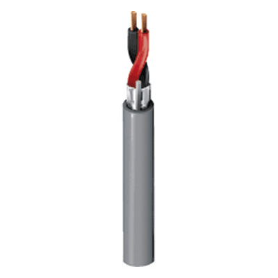 Bobina de 305 Metros (1000 Pies) 2 X 16 AWG Blindado Color Gris Riser P/ Audio