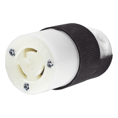 Conector Industrial / 15 A 125 V CA / 2 Polos 3 Hilos / NEMA L5-15R / 2.78' x 1.52' / 18-10 AWG