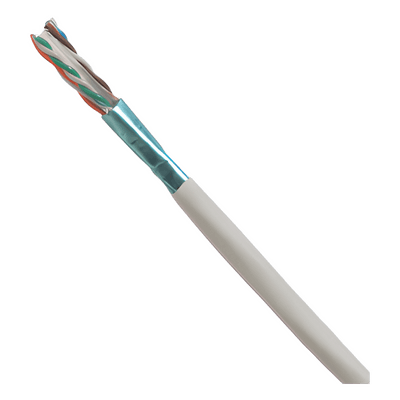 Bobina de Cable UTP de 4 Pares, Cat6A, 23 AWG, CMP (Plenum), Color Blanco, 305m
