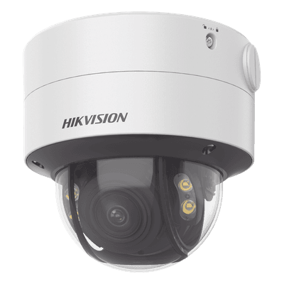 Domo IP 4 Megapixel / Imagen a Color 24/7 / Lente 3.6 - 9 mm / Luz Blanca 40 mts / WDR 130 dB / Exterior IP67 / IK10 / Captura Facial / ACUSENSE / MicroSD / ACUSEARCH