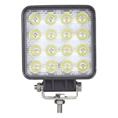 Luz de trabajo LED / 48 W / 4000 lm / 10-30 Vcc / IP67 / 16 LED / 5 patrones de destello / 4.3 pulgadas