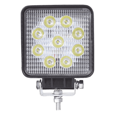 Luz de Trabajo LED / 2300 Lúmenes / 27 Watts / IP67 / 10-30 Vcc / 4.3 Pulgadas / 5 Patrones de Destello