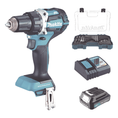Taladro Rotomartillo Inalámbrico / 18Vcc / 1,900 RPM / 21 Configuraciones de Torque / Motor Brushless / Broquero 1/2" (12.7 mm)