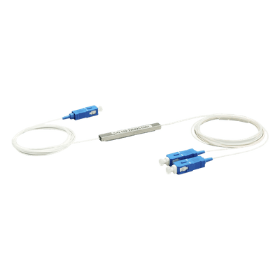 Divisor Óptico PLC / 1x2 / SC/UPC / 1260-1650 nm / -40 a 85°C / G.657A