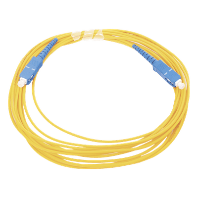 Jumper de Fibra Óptica / SC/UPC a SC/UPC / Monomodo OS2 / Simplex / 5 m (16.40 ft) / 2 mm / PVC