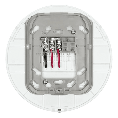 Base AV inalámbrica direccionable / Montaje en techo / Color blanco / Red malla Clase A / Serie L System Sensor / Paneles ES-200X, MS-9600