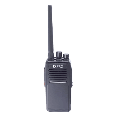 Radio Portátil UHF 400-512 MHz, Digital DMR y Analógico, 5 W, Incluye antena, batería, cargador y clip,  16 canales preconfigurados