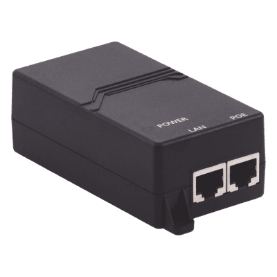 Inyector PoE Pasivo 48vcc Gigabit para APs Grandstream hasta 24W GWN7605, GWN7605LR, GWN7615, GWN7630, GWN7630LR, GWN7660, GWN7660LR y GWN7664.