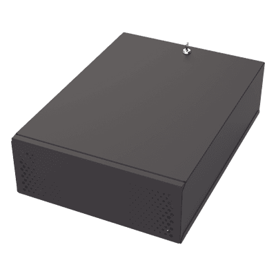 Gabinete Metálico para DVR/NVR con Chapa y llave.