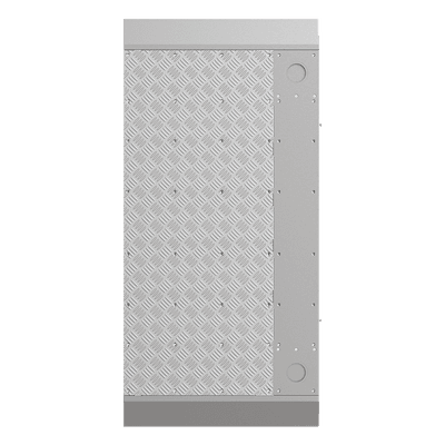 Base adicional para torniquete / Carril extra 90 cm (2.95 ft) / Sin anclaje al piso / Compatible con DS-K3B601-BASE900-S