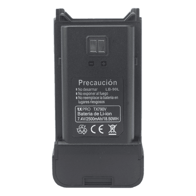 Batería Li-Ion / 2500 mAh / Conector USB-C / Para Radio Portátil / Diseño Compacto
