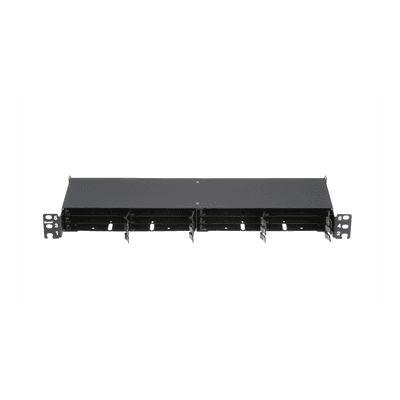 Panel de Distribución de Fibra Óptica / 1 UR / 12 Cassettes HD Flex / 144 Fibras / 19" (483 mm) / Fijo
