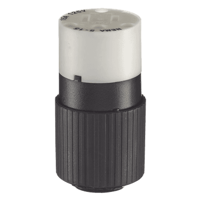 Conector Hembra / 15 A / 125 V / 2 Polos 3 Hilos / NEMA 5-15R / Grado Industrial / 2.95 x 1.52 x 1.38 in