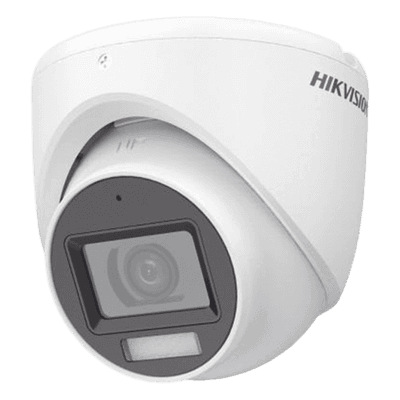 [Dual Light + ColorVu] Turret TURBOHD 2 Megapixel (1080p) / Lente 2.8 mm / 30 mts IR + 20 mts Luz Blanca / Gran Angular 101° / Exterior IP67 / Micrófono Integrado /  4 Tecnologías /  Metal