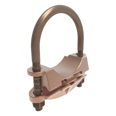 Conector Mecánico / Cables 4 a 3/0 AWG / Paralelo o 90° / Tubo 2" o Varilla 2" - 2 3/8" / Torque 240 lb-in / UL 467