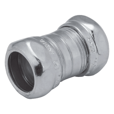 Conector de Compresión / Acero Galvanizado / 1 Pulgada / Pared Delgada / 59 mm x 38.81 mm