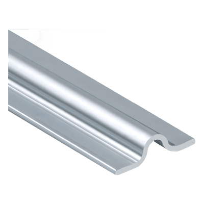 Guía de Piso Sobrepuesta / Acero Galvanizado / 3 m (9.84 ft) / 1.55 kg/m / Puertas Corredizas Industriales