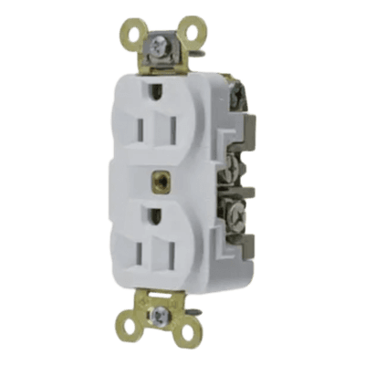 Contacto Dúplex Industrial / 15 A / 125 V / 2 Polos 3 Hilos / NEMA 5-15R / Servicio Extra Pesado