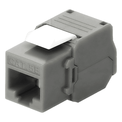 Módulo Jack Keystone / Cat5e UTP / Terminación 180° / RJ45 / 100 MHz / 328 pies