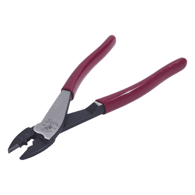 Pinza Ponchadora/Cortadora/Terminales 10-22 AWG/9.6'' (24.4 cm)/Mangos Rojos