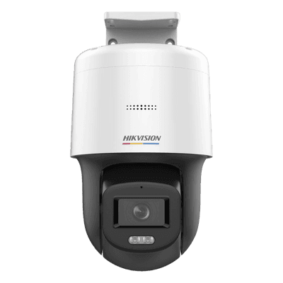 Domo PT IP 4 Megapixel / Lente 4 mm  / Luz Blanca 30 mts / dWDR  / PoE / IP66 / Micrófono y Bocina Interconstruido / Micro SD / Incluye Montaje de Pared y Techo