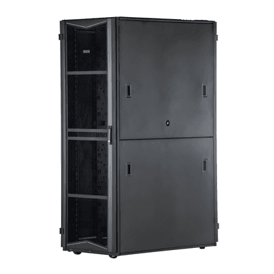 Gabinete FlexFusion para Centros de Datos, 45 UR, 800 mm de Ancho, 1070 mm de Profundidad, Fabricado en Acero, Color Negro